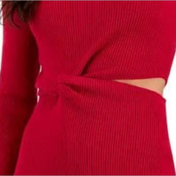 🆕Elegant Red Cut-Out Dress🆕🌹 - Picture 5 of 5